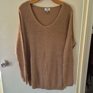 Old Navy Women's V-Neck Sweater - Tan